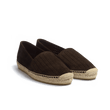 Espadrille Wait and Sea [homme cuir veau velours perforé marron]