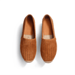 Espadrille Wait and Sea [homme cuir veau velours perforé beachnut]