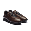 Basket On My Way [cuir veau lisse sport marron foncé]