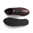 Basket On My Way [cuir veau lisse sport marron foncé]