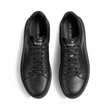 Basket On Time [cuir lisse noir]