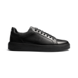 Basket On Time [cuir lisse noir]