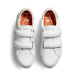 Basket On Time Roland-Garros [cuir lisse blanc]
