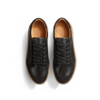 Basket On Time Hirondelle [cuir veau sport noir et cuir velours noir]