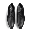 Derby Monaco Patin Gomme [homme cuir lisse noir]