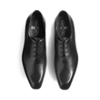 Richelieu One Cut Monaco avec Perforations [Homme cuir lisse noir]