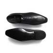 Richelieu One Cut Monaco avec Perforations [Homme cuir lisse noir]
