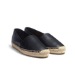 Espadrille Wait and Sea [femme cuir veau lisse noir]