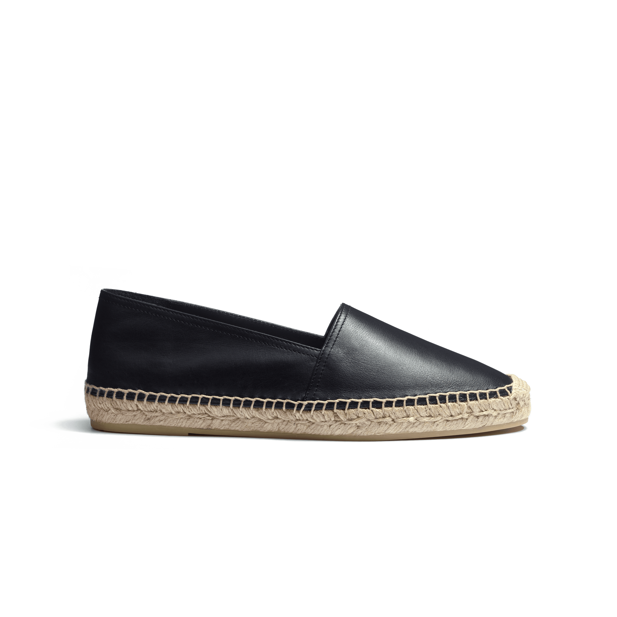  Wait and Sea Espadrille [Women Black soft calfskin]