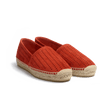 Espadrille Wait and Sea [femme cuir veau velours perforé orange]