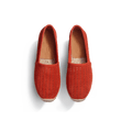 Espadrille Wait and Sea [femme cuir veau velours perforé orange]