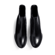 Bottine Cambre élastique à talon 9,5cm [femme cuir lisse noir]