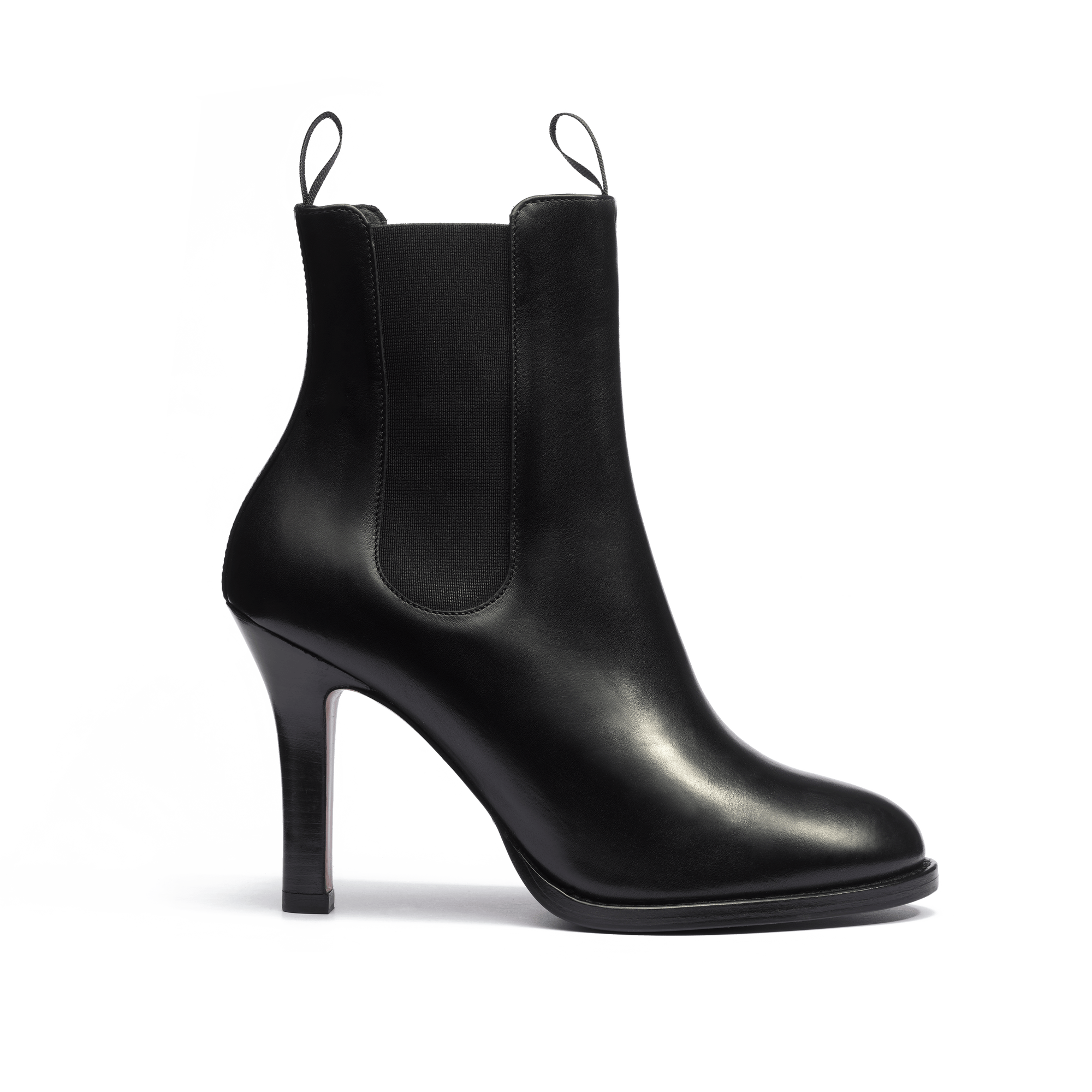 Chelsea Boot With Elastic 9,5 cm [Women Black Soft Calfskin]