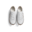 Basket On My Way [femme cuir veau sport blanc détails rose]