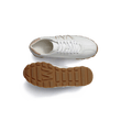 Basket On My Way [femme cuir veau sport blanc détails rose]