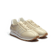Basket On My Way [femme cuir veau sport beige détails blanc]