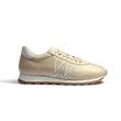 Basket On My Way [femme cuir veau sport beige détails blanc]