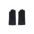 Gants Caractère homme[Cuir chèvre velours noir & doublure cachemire]