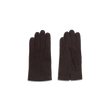 Gants Caractère homme[Cuir chèvre velours marron & doublure cachemire]