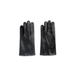 Men's Caractere Gloves[Black lambskin with silk lining]