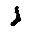 Scotland Lisle Thread High Socks[Black cotton]