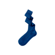 Scotland Lisle Thread Long Socks[Blue jean cotton]