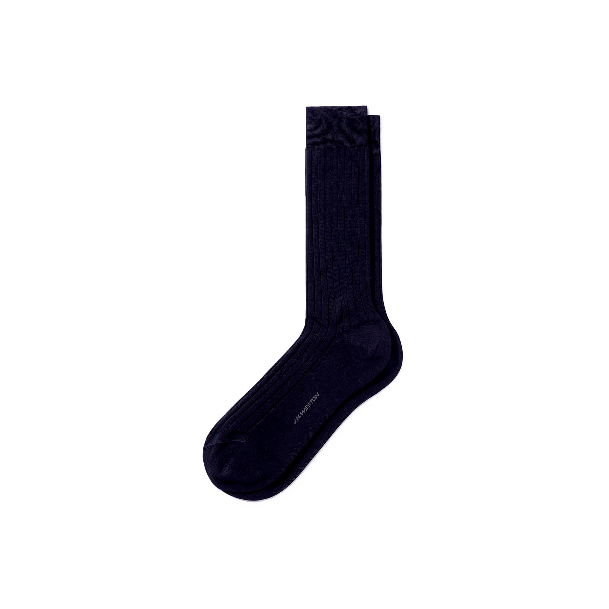 Scotland Lisle Thread Short Socks[Navy blue cotton]