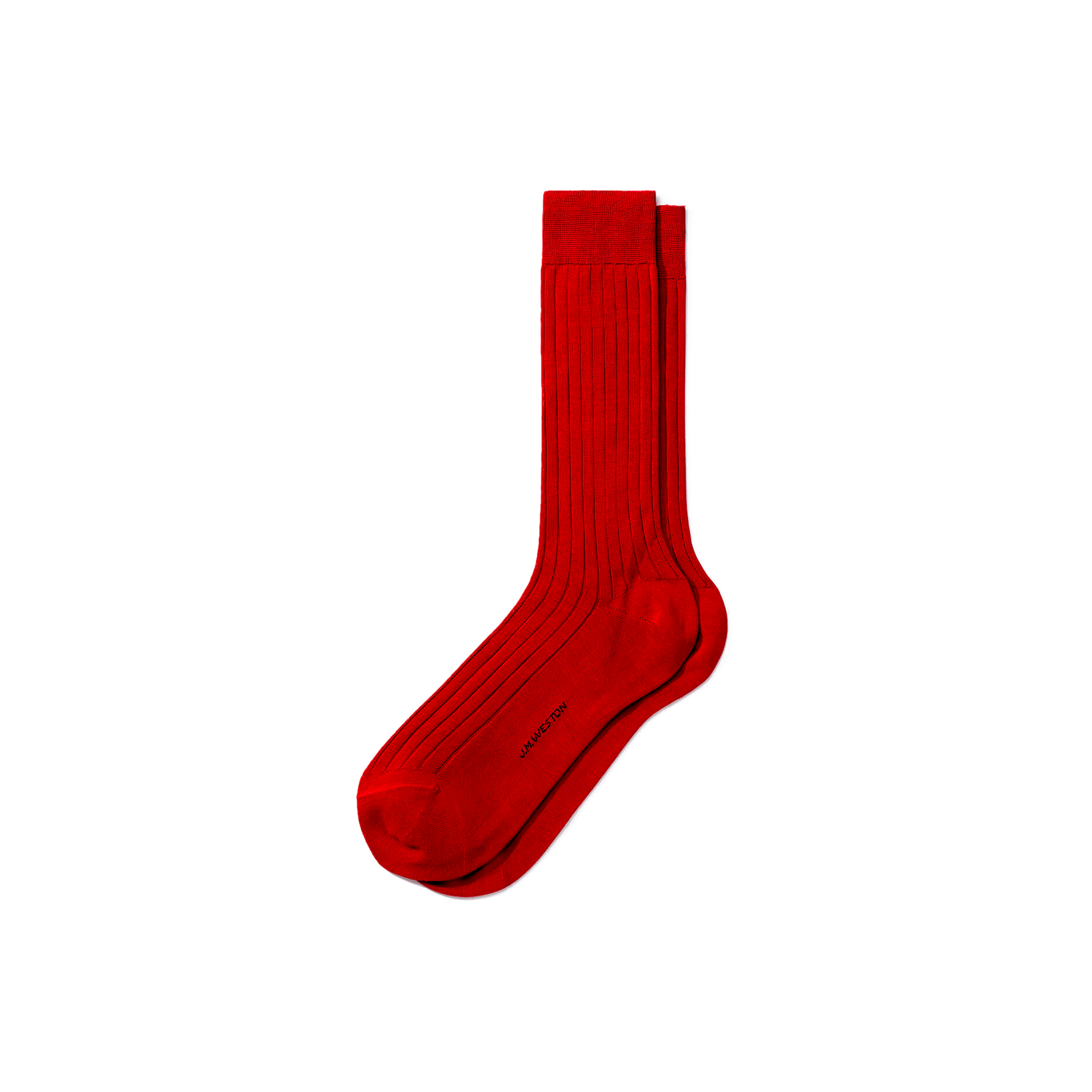 Chaussettes Fil d'Ecosse courtes [Coton rouge]