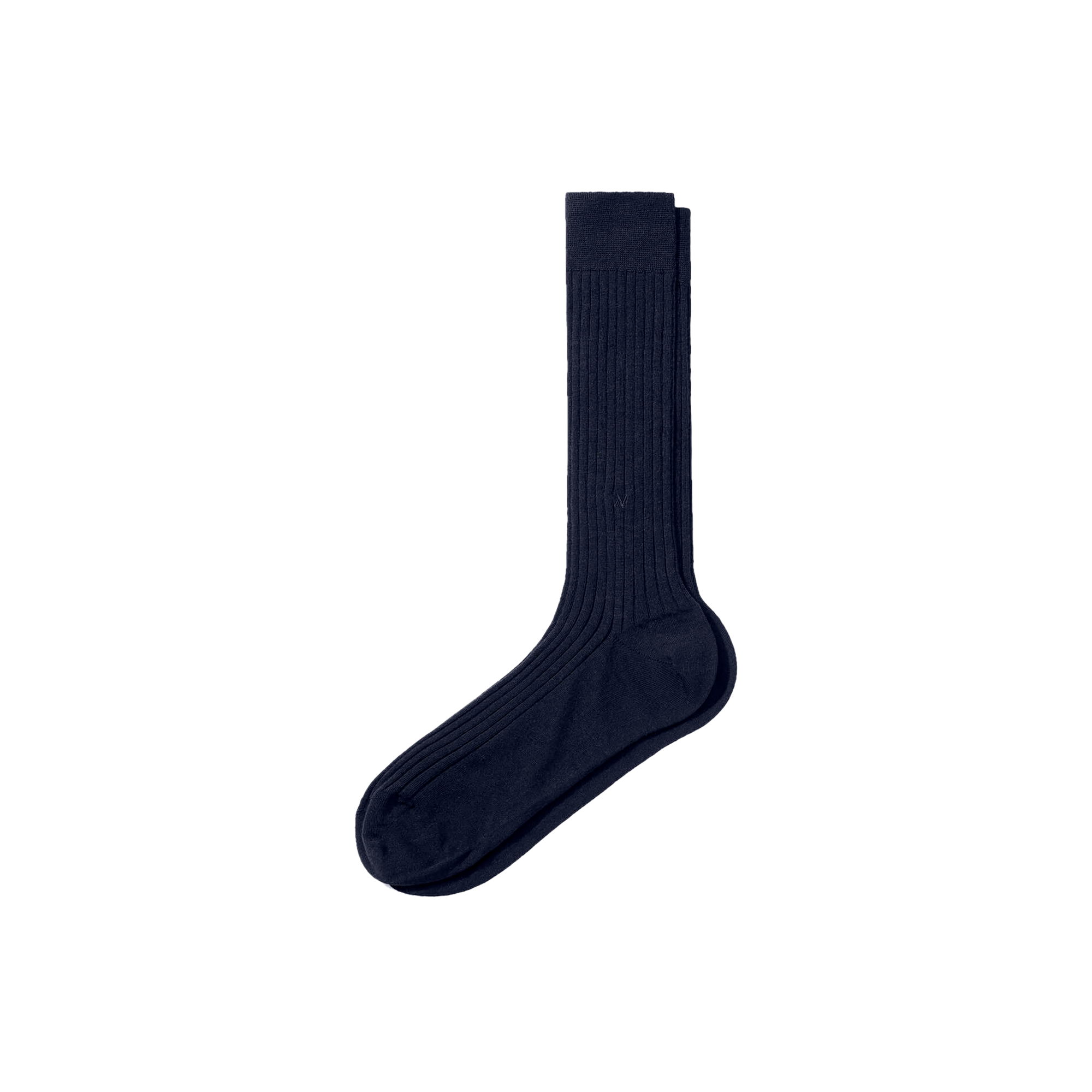 80% Wool Short Socks[Navy blue wool]