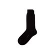 Unribbed Short Socks[Black cotton]