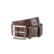 Ceinture Demi-Jonc [Cuir veau box marron mélèze]