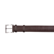 Ceinture Demi-Jonc [Cuir veau box marron mélèze]