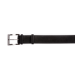 Demi-Jonc Belt[Black suede calfskin]