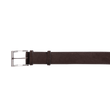 Ceinture Demi-Jonc [Cuir veau velours marron]