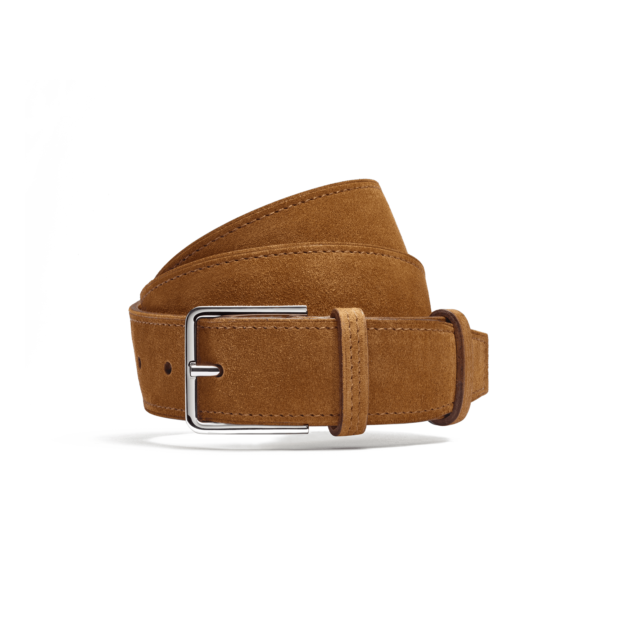 Ceinture Signature [Cuir veau velours beachnut]