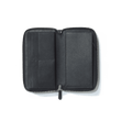 Portefeuille Long Double You [Cuir veau lisse noir]