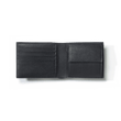 Porte-valeurs Double You [Cuir veau lisse noir]