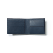 Porte-valeurs Double You [Cuir veau lisse marine]